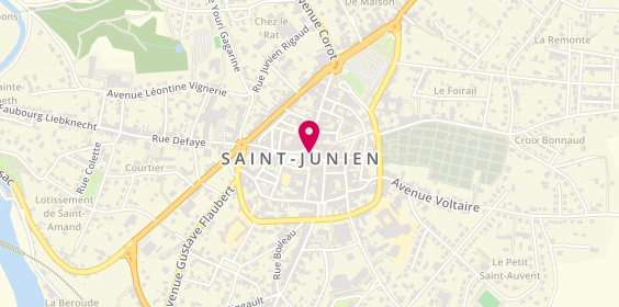 Plan de Céline Mille Immobilier, 10 place Guy Môquet, 87200 Saint-Junien