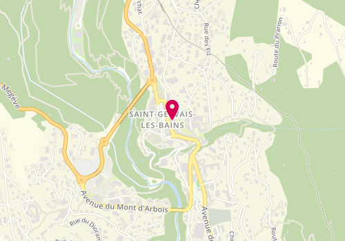 Plan de BARNES, 50 Rue du Mont Blanc, 74170 Saint-Gervais-les-Bains