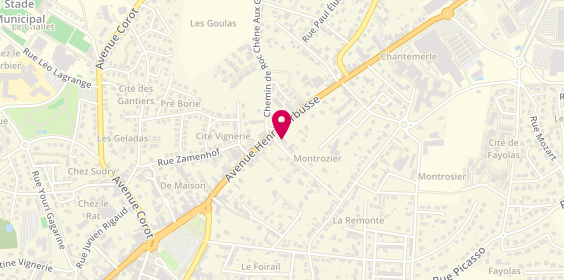 Plan de Arc@Lim Immobilier, 24 avenue Henri Barbusse, 87200 Saint-Junien