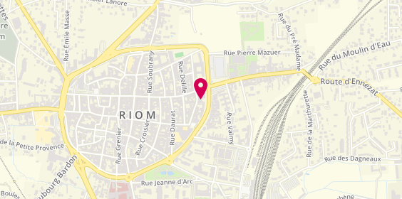 Plan de Mon Agence Familiale Riom, 42 Ter Boulevard Desaix, 63200 Riom