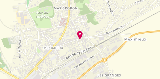Plan de FONCIA | Agence Immobilière | Location-Syndic-Gestion Locative | Meximieux | Rue de Genève, 52 Rue de Genève, 01800 Meximieux