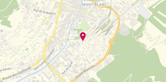 Plan de Agence immobilière Nexity, 80 Rue Helbronner, 74400 Chamonix-Mont-Blanc
