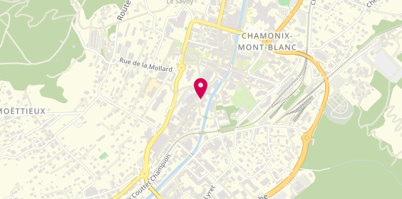 Plan de Antoine Immobilier Chamonix, 85 Rue du Dr Paccard, 74400 Chamonix-Mont-Blanc