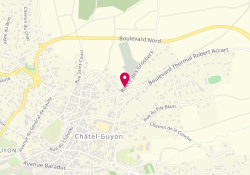 Plan de Patrick BRIVET Les Clés de Chloé, 4 Route des Grosliers, 63140 Châtel-Guyon