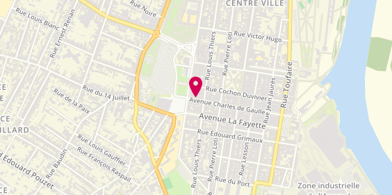 Plan de Agence Bs Immo, 81 avenue Charles de Gaulle, 17300 Rochefort