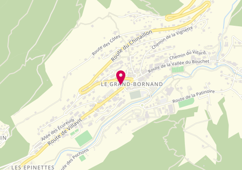 Plan de Luxalpes Immobilier, 88 Route de Villavit, 74450 Le Grand-Bornand