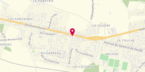 Plan de L'Adresse, 21 avenue d'Aunis, 17430 Tonnay-Charente