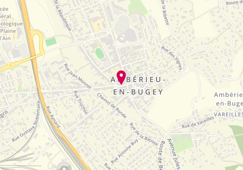 Plan de Era Immobilier, 10 Rue Aristide Briand, 01500 Ambérieu-en-Bugey