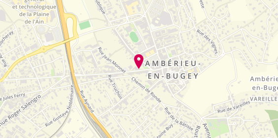 Plan de Agir Immobilier, 22 Rue Aristide Briand, 01500 Ambérieu-en-Bugey