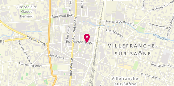 Plan de Citya Calade, 280 Rue Victor Hugo, 69400 Villefranche-sur-Saône