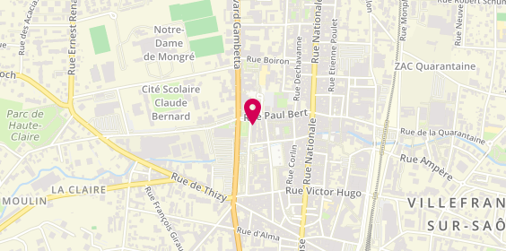 Plan de Laboximmo, 254 Rue de la Paix, 69400 Villefranche-sur-Saône