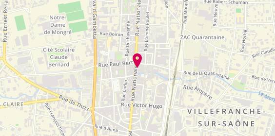 Plan de Era Immobilier Agence du Beaujolais, 649 Rue Nationale, 69400 Villefranche-sur-Saône