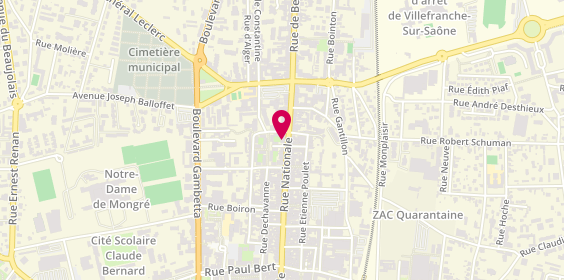 Plan de Neyret Immobilier, 198 Rue Nationale, 69400 Villefranche-sur-Saône
