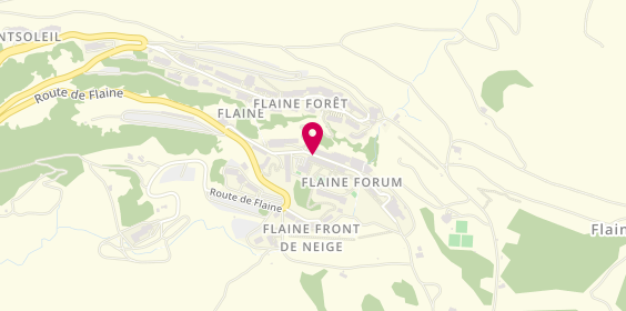 Plan de Agence Immobilière Renand, Gallerie Marchande, Flaine Forum, 74300 Flaine
