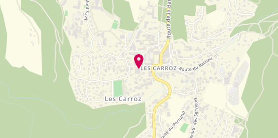 Plan de Agence Carroz Immobilier, 97 Route du Serveray, 74300 Arâches-la-Frasse