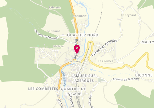 Plan de Ami Immobilier, 370 Rue Centrale, 69870 Lamure-sur-Azergues