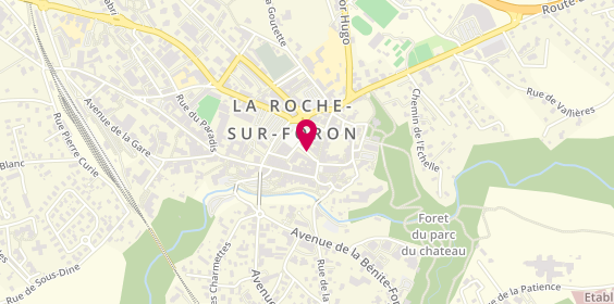 Plan de Stephane Plaza, 35 Place de la Republique, 74800 La Roche-sur-Foron