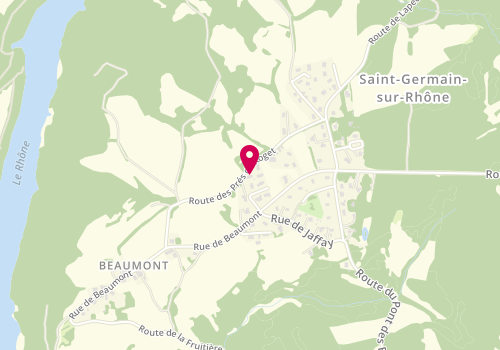 Plan de Lydie immobilier - LA NOUVELLE AGENCE, 434 Route des Prés de Roget, 74910 Saint-Germain-sur-Rhône