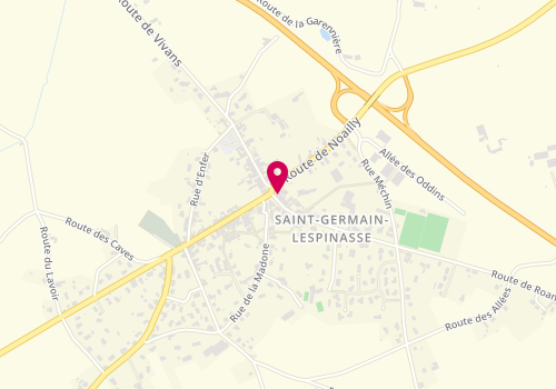Plan de Immobiliere du Sornin, 11 Rue de Persigny, 42640 Saint-Germain-Lespinasse