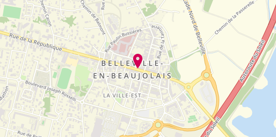 Plan de Regie des Quatre Rues, 34 République, 69220 Belleville
