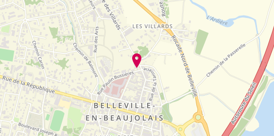 Plan de Saemib, Rue Paulin Bussières, 69220 Belleville-en-Beaujolais