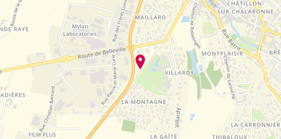 Plan de Agence immobiliere mySTONE, 6205 avenue Pierre Marcault, 01400 Châtillon-sur-Chalaronne