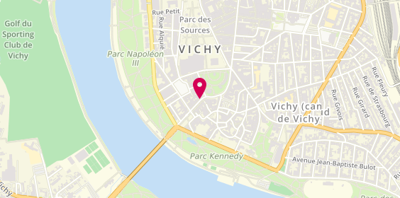 Plan de Vichy Conseil Immobilier, 27 Aristide Briand, 03200 Vichy