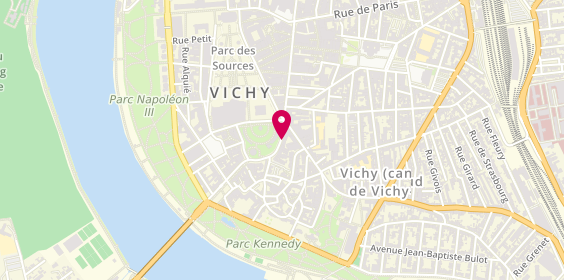 Plan de Agence Rembert, 20 Rue Source de l'Hôpital, 03200 Vichy