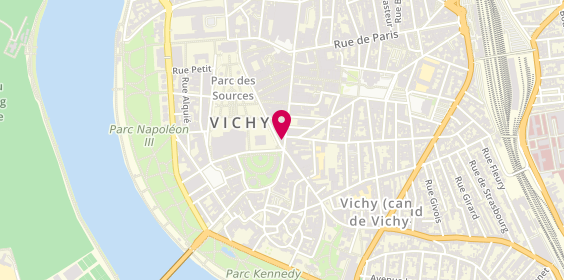 Plan de Deschamps Immobilier, 2 Rue du Président Wilson, 03200 Vichy