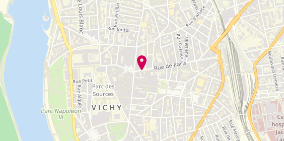 Plan de L'Agence, 4 Rue Paris, 03200 Vichy