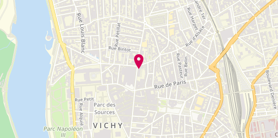 Plan de Auvergne Habitat - Agence de Vichy, 24 Rue Jean Jaurès, 03200 Vichy