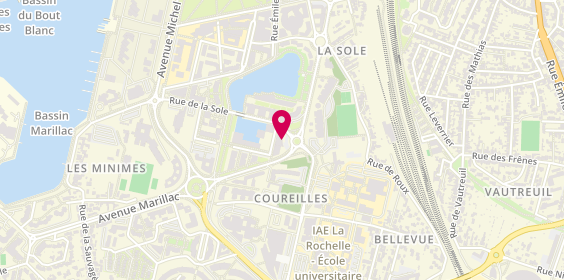 Plan de Ajc Immobilier, 52 avenue Jean Monnet, 17000 La Rochelle
