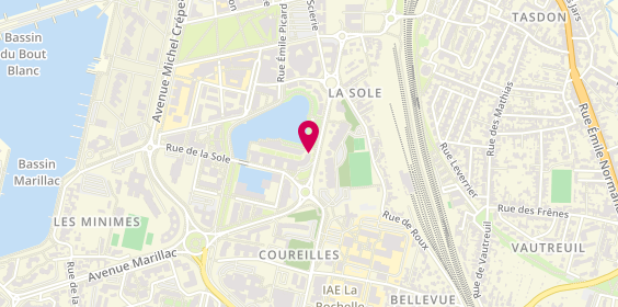 Plan de Agence immobilière George & Parfait Immobilier la Rochelle, 36 avenue Jean Monnet, 17000 La Rochelle