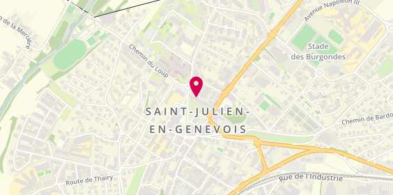 Plan de Guy Hoquet l' Immobilier, 1 Rue Amedee Viii de Savoie, 74160 Saint-Julien-en-Genevois