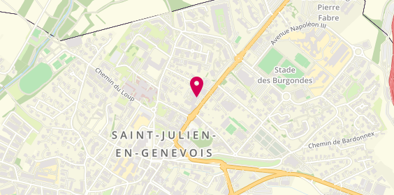 Plan de L'Immobilière Eden Park, 15 avenue de Genève, 74160 Saint-Julien-en-Genevois