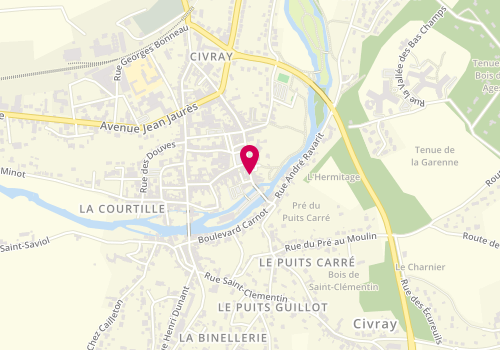 Plan de Nowak Immobilier, 20 Rue du Pont des Barres, 86400 Civray