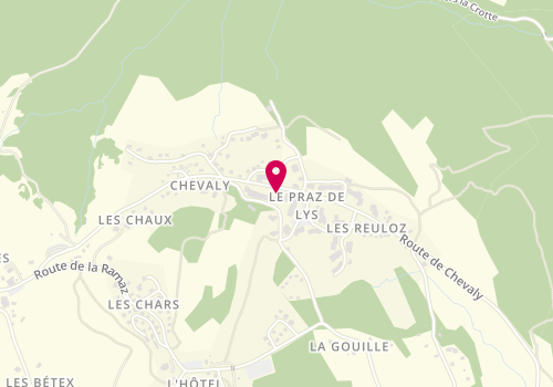 Plan de Euro-Vacances, 1087 Route de Chevaly, 74440 Taninges