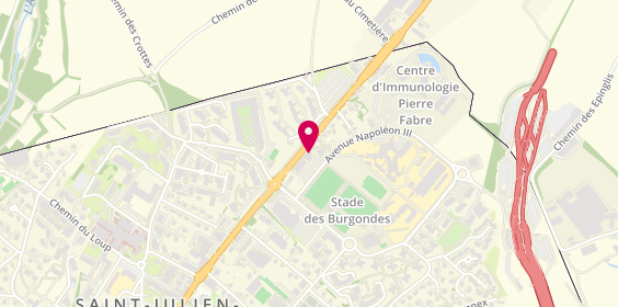 Plan de Immo-stego, 28 avenue de Genève, 74160 Saint-Julien-en-Genevois