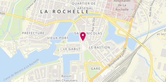 Plan de Agence immobilière Laforêt la Rochelle, La
61 Quai Valin, 17000 La Rochelle