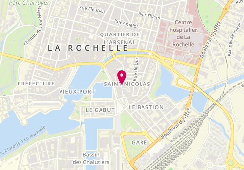 Plan de Orpi Agences No1, 45 Rue Sardinerie, 17000 La Rochelle