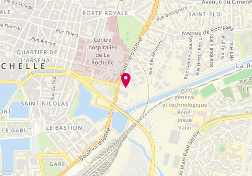 Plan de Lamotte Gestion Transaction - Agence immobilière - la Rochelle, 2 Rue Flora Tristan, 17000 La Rochelle