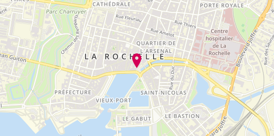 Plan de Agence Benoit Immobilier, 5 Quai Maubec, 17000 La Rochelle