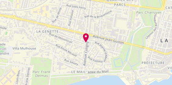 Plan de Agence de la Genette, 45 Coligny, 17000 La Rochelle