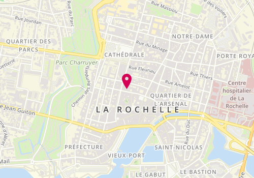 Plan de Les Comptoirs du Patrimoine - Investissement immobilier à la Rochelle, 28 Rue Dupaty, 17000 La Rochelle
