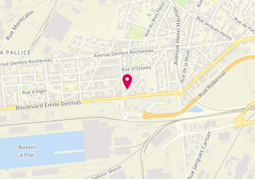 Plan de Linda PERAL - Immobilier iad - la Rochelle la Pallice Laleu, 66 Rue de Montréal, 17000 La Rochelle