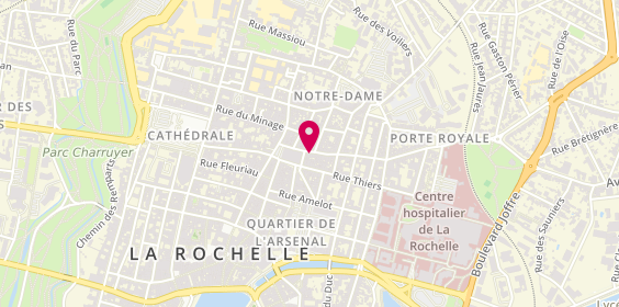 Plan de Agence Immobilière A.Rateau, La
Rue 
2 Rue Gambetta, 17000 La Rochelle, France