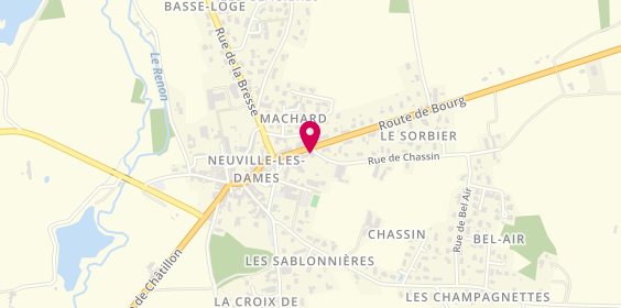 Plan de Agence immobilière PROST IMMOBILIER, 400 Grande Rue, 01400 Neuville-les-Dames
