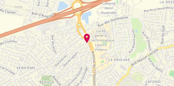 Plan de Guy Hoquet l'Immobilier, 61 Rue du Lignon, 17000 La Rochelle