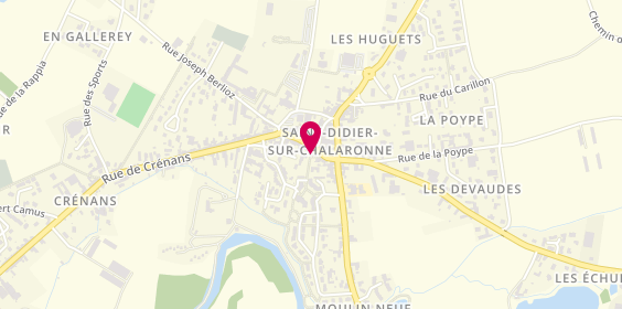 Plan de Horizon Immobilier, 180 Rue du Centre, 01140 Saint-Didier-sur-Chalaronne