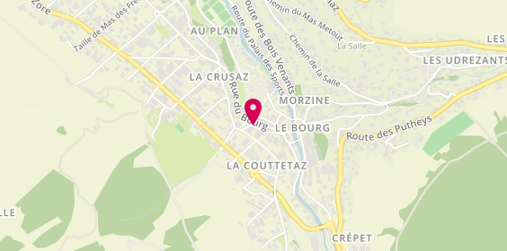 Plan de Agence Baud, 143 Rue du Bourg, 74110 Morzine